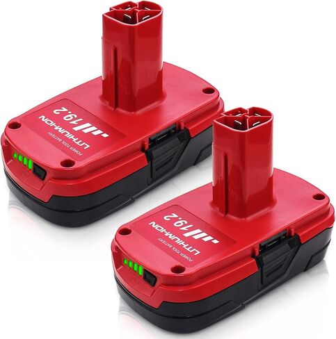 2 Packs 3.6Ah Replacement for Craftsman 19.2 Volt Battery(Red) | Compatible with Craftsman 19.2V Batteries Diehard C3 315.pp2011 315.pp2020 315.113753 130279005 1323903 11375 315.115410 in Saudi Arabia
