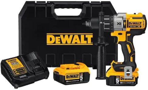 DEWALT 20V MAX XR Hammer Drill Kit, Brushless, 3-Speed, Cordless (DCD996P2) in Kuwait