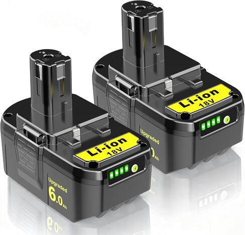 5000mAh Battery Replacement for Ryobi 18V Battery P105 P108, Compatible with All Ryobi 18V one+ Cordless Power Tools in Saudi Arabia