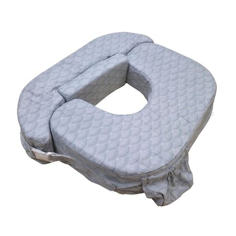 My Brest Friend Twin Nursing Pillow, Enhanced Comfort - Evening Gray in Kuwait