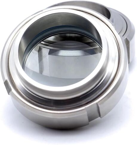 SS304 Stainless Steel Tube Outer Diameter 25mm-159mm Viewing Lens Diopter Circular Viewing Lens Welded Joint CEGQOXSH(57mm) in Kuwait