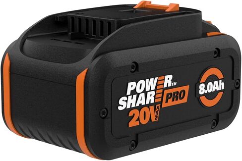 WORX 20V 2.0Ah Lithium-ion Battery 1 pc, WA3669 | WORX PowerShare; intelligent battery; stays cool; 360° cell protection; charge-level indicator in Saudi Arabia