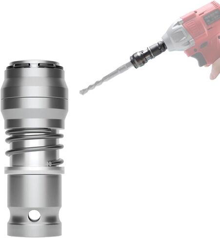 Electric Hammer Adapter Hammer Drill Converter Adapter with Impact Drill Bit AdapterHammer Converter for Concrete Brick Stone(Round Handle). in Kuwait