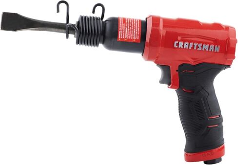 CRAFTSMAN Air Hammer, Medium Stroke, 2,800 BPM, Anti-Slip Handle, 4.4 SCFM at 90 PSI, Flat-Blade Chisel Included in Kuwait