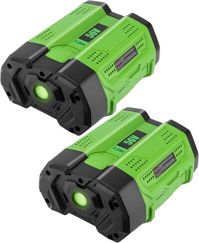 5.0Ah Replacement for EGO 56V Battery BA2800T BA4200T BA5600T 2Pack | Compatible with EGO 56 Volt Battery BA1400T BA2800 BA6720T Power Tools in Kuwait