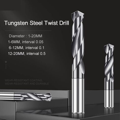 1PC Carbide Twist Drill 1.0-20mm - CNC Precision Bit for Stainless Steel & Metal, Tungsten Carbide Tool(4.05mm) in Kuwait