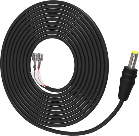 Trail Camera Power Cord,79inch DC External Power Cable Compatible with 5.5x2.1mm DC Plug Trail Game Camera in Kuwait