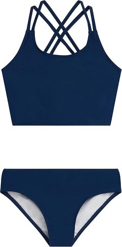 Kanu Surf Girls Waverly UPF 50 Beach Sport Criss-Cross Tankini in Kuwait