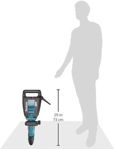 Makita HM1214C 27 lb. AVT® Demolition Hammer, accepts SDS-MAX bits , Teal in Kuwait