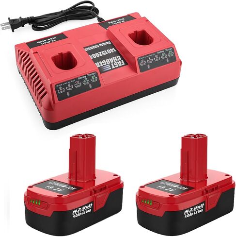 4000mAh C3 19.2V Lithium Battery Replace for Craftsman 19.2 Volt Battery 130279005 130211004 315.115410 (Not fit on 315.CH2020, 1425301, 1 Hour Charger) in Kuwait