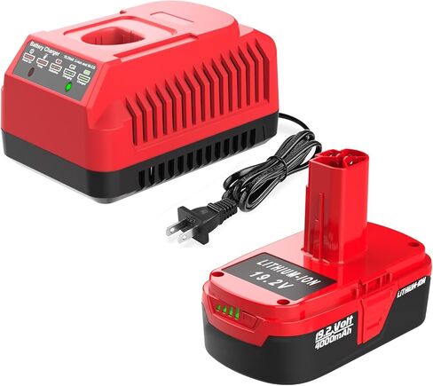 4000mAh C3 19.2V Lithium Battery Replace for Craftsman 19.2 Volt Battery 130279005 130211004 315.115410 (Not fit on 315.CH2020, 1425301, 1 Hour Charger) in Saudi Arabia