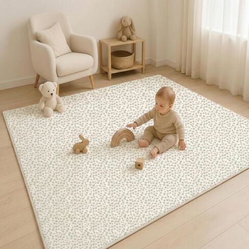 Bubba Bear Reversible Baby Floor Mat, 79" x 59" - Foldable and Lightweight Baby Play Mat for Floor - Easy Storage and Travel | Waterproof in Kuwait