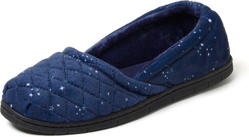 Dearfoams Women's Microfiber Velour A-Line Flat in Kuwait