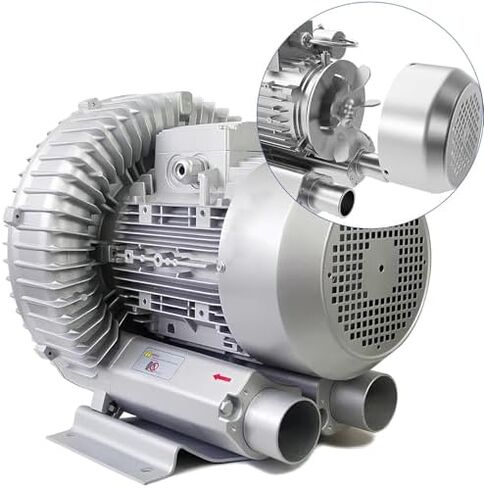 Multi-Use Regenerative Ring Pump High Pressure Vortex Blower Industrial High-Pressure Equipment，120W-2200W Regenerative Blower for Aquarium Hydroponics Pond, Electric Air Pump Single Phase H in Kuwait