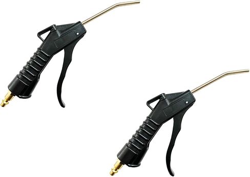 SANFU 4" Stainless Steel Elbow Air Blow Gun with 1/4" Brass Plug Air Tools for Air Compressor Removing Dust Cleaning,2-Pack in Kuwait