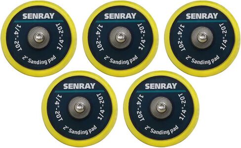 5Pcs 3-Inch Hook and Loop Backing Pad Sanding Pads for Dual Action Orbital Sanders, 1/4"-20 Thread | 15,000 RPM in Kuwait