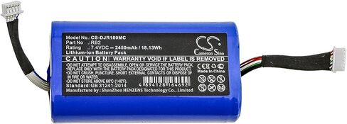 Replacement Battery for DJI BG18 Grip Ronin-SC, RB2-2450mAh-7.2V RB2 battery 2450mAh in Kuwait
