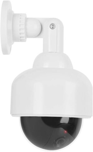 Yosoo Health Gear Dome Dummy Security Camera with Flashing Red LED Light Fake Surveillance Cam for Indoor Outdoor Use in Kuwait