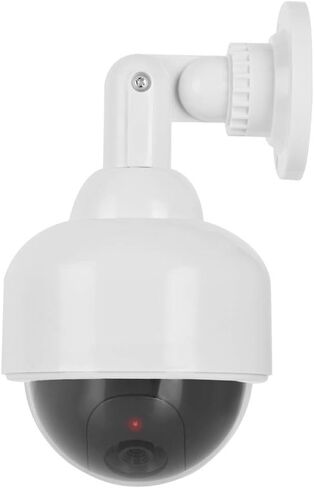 Yosoo Health Gear Dome Dummy Security Camera with Flashing Red LED Light Fake Surveillance Cam for Indoor Outdoor Use in Kuwait