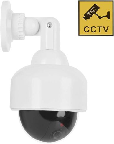 Yosoo Health Gear Dome Dummy Security Camera with Flashing Red LED Light Fake Surveillance Cam for Indoor Outdoor Use in Kuwait