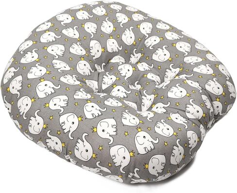 Floor Lounge Pillow, Skin Friendly Lounger Pillow with Handle Multifunctional Soft 𝖡𝖺𝖻𝗒 Shower Gift (Grey) in Kuwait