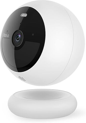 Noorio B211 Security Camera Indoor Outdoor Wireless 2K+ Bluetooth Camera for Home Security, Motion Activated Security Camera Spotlight Color Night Vision 16GB Local Storage Work with Alexa Magntic in Kuwait