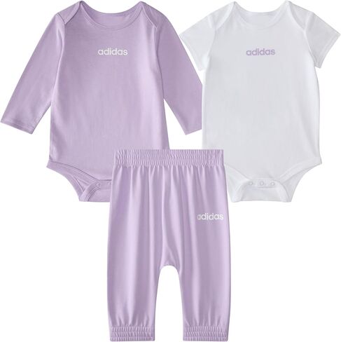 adidas 3-Piece Logo Bodyshirt & Pant Set in Kuwait