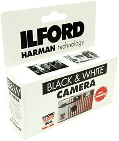 Ilford XP2 Super Single Use Camera with Flash (27 Exposures) Black and White Film 2-Pack in Kuwait