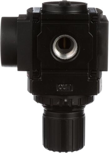 ARO R37121-600-VS Air Regulator 1/4" NPT, w/Gauge - 250 psi Max Inlet | Features a 1/4" NPT connection, pressure gauge, and 250 PSI max inlet, ideal for precise compressed air regulation in Saudi Arabia