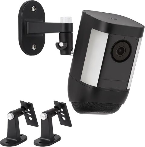 2Pack Security Wall Mount for Ring Spotlight Cam Battery and Ring Spotlight Cam Plus/Pro (Battery), 360° Adjustable Indoor/Outdoor Mounting Bracket for Your Surveillance Camera System - White in Kuwait