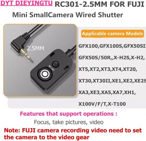 RS-60E3 for Canon/for Fujifuj RR-100 Remote Shutter Release Cable in Kuwait