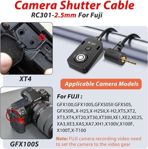RS-60E3 for Canon/for Fujifuj RR-100 Remote Shutter Release Cable in Kuwait