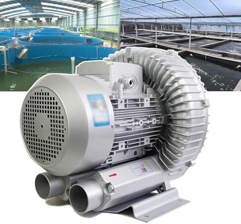 Multi-Use Regenerative Ring Pump High Pressure Vortex Blower Industrial High-Pressure Equipment，Regenerative Blower Air Pump for Aquarium and Hydroponics Aeration, 120W-1100W, 220V Electric in Kuwait
