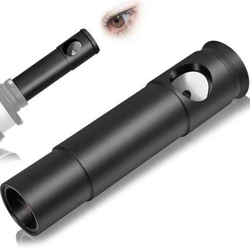1.25 Inch Metal Collimating Cheshire Eyepiece Without Laser | Short Version, for Newtonian Reflector Telescope, Precise Collimation, Cross Hairs in Kuwait