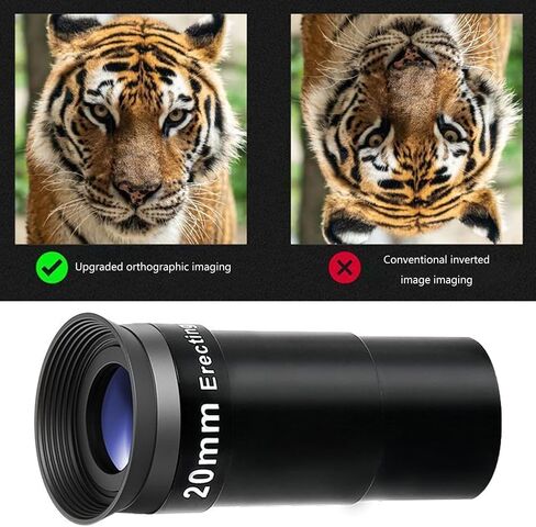 1.25 Inch 20mm Erecting Eyepiece for Newtonian Reflector Telescope, Fully Multi-Coated Lens for Astronomy & Terrestrial Observation in Kuwait