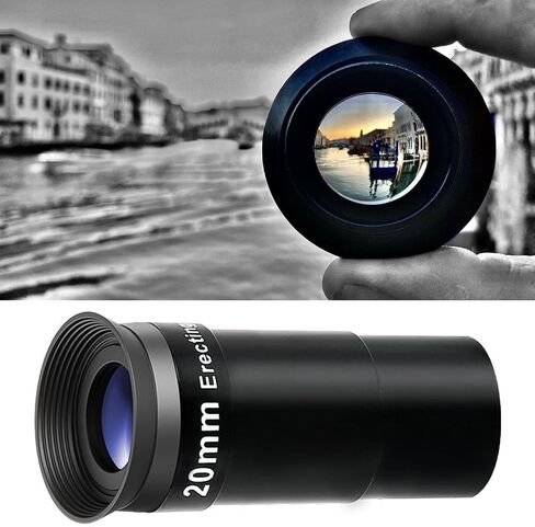 1.25 Inch 20mm Erecting Eyepiece for Newtonian Reflector Telescope, Fully Multi-Coated Lens for Astronomy & Terrestrial Observation in Kuwait