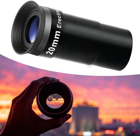 1.25 Inch 20mm Erecting Eyepiece for Newtonian Reflector Telescope, Fully Multi-Coated Lens for Astronomy & Terrestrial Observation in Kuwait