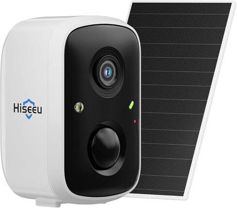 Hiseeu Security Cameras Wireless Outdoor, WiFi Pro 5G/2.4G Cameras for Home Security, Solar Powered, Motion Detection, 2-Way Talk, Color Night Vision, Compatible with Alexa, 32G SD Storage in Kuwait
