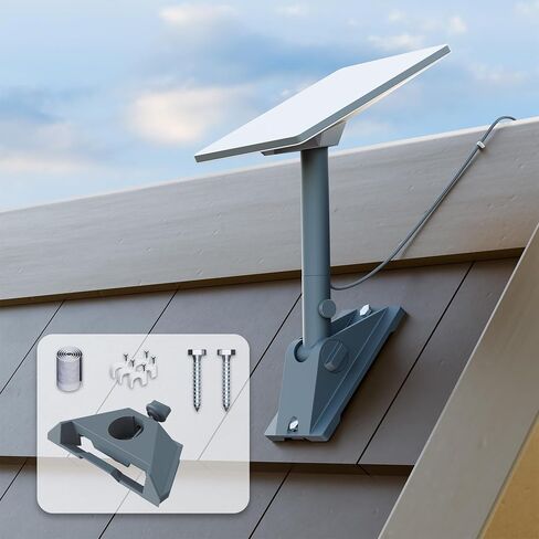 Starlink Mini Roof Mount Adjustable Starink Mini Home Mount Heavy Duty Pole Mounting with Adjustable Tilt 90 for Better Signal in Kuwait