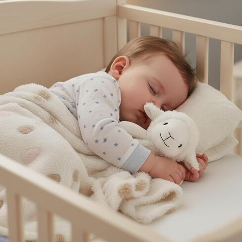 June Garden Cozy Dream Fleece Baby Security Blanket - Infants Nursery Bed Blankets - 15 x 15 inches Lovey - Stuffed Flamingo Animal Plush - Pink in Kuwait