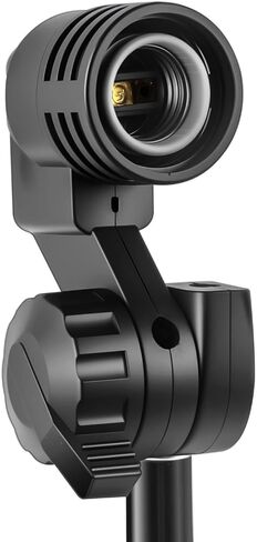 Mettlelite Light Bulb Holder Stand, E26 AC Ceramic Socket with 9.8FT Power Cord & Umbrella Reflector Holder, Adjustable Photography Lighting Mount for Photo Video Studio, Fits Any Light Stand, 2 Packs in Kuwait