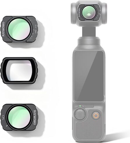 Magnetic CPL Lens Filter for DJI Osmo Pocket 3 | HD optical glass cuts glare and reflections while improving color and contrast; magnetic design enables quick installation. in Kuwait