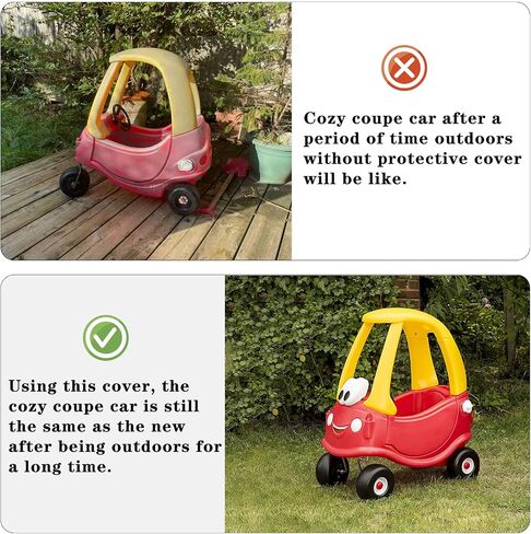 Waterproof Cover for Cozy Coupe Truck Ride-On Car, Toddler Car Push and Buggy Cover Outdoor Sun, Dust, Snow Protection (Only Use for Cozy Coupe) in Kuwait