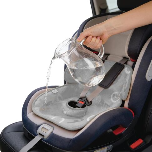Piddle Pad 2-Pack, Potty Training Car Seat Protector, Toddler Car Seat Cover & Stroller Protector, Machine Washable Waterproof Car Seat, Anti-Slip, Universal Fit (Grey) in Kuwait