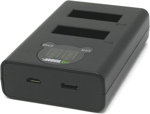 Wasabi Power Battery (2-Pack) and USB Dual Charger Replacement for GoPro MAX2 Enduro in Kuwait