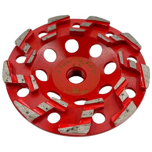 7" Diamond Grind Wheel 14 S Seg Concrete & Coating 5/8"-11 Threaded Arbor | Pro-series, #18/20 grit grinding wheel for concrete, paint, poxy, thinset, and coating removal. 5/8"-11 threaded arbor in Kuwait