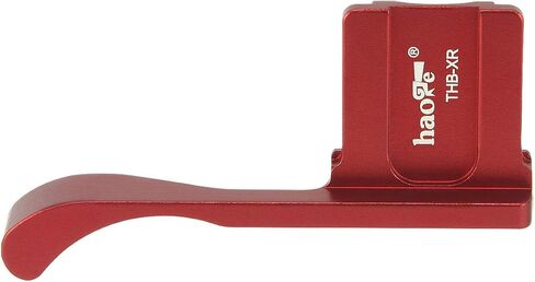 Haoge THB-XR Metal Hot Shoe Thumb Up Rest Hand Grip for Fujifilm Fuji FinePix X100F X100V X-Pro2 XPro2 X-Pro3 XPro3 Camera Red in Kuwait