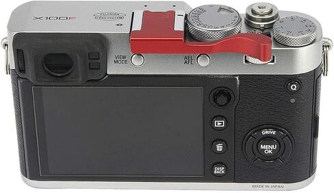 Haoge THB-XR Metal Hot Shoe Thumb Up Rest Hand Grip for Fujifilm Fuji FinePix X100F X100V X-Pro2 XPro2 X-Pro3 XPro3 Camera Red in Kuwait