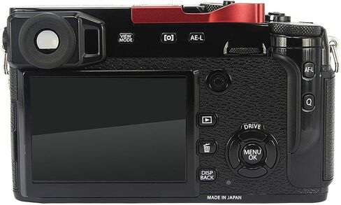 Haoge THB-XR Metal Hot Shoe Thumb Up Rest Hand Grip for Fujifilm Fuji FinePix X100F X100V X-Pro2 XPro2 X-Pro3 XPro3 Camera Red in Kuwait