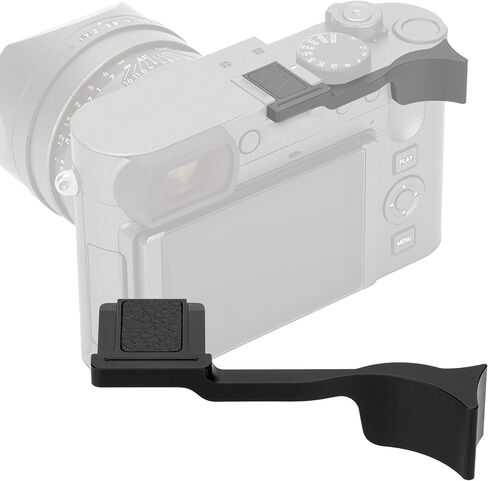 JJC TA-Q3 Thumbs Up Grip for Q3 Camera, Q3 Thumb Grip, Made of Premium Anodized Aluminium Alloy, Silicone Pad, Hot Shoe Grip for Q3, Weight 9G, Size 68.1 x 30.7 x 18mm in Kuwait